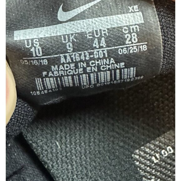 Nike Mens Air Zoom Pegasus 35 Shield AA1643-001 Black Running Shoes Sneakers 10 - Picture 10 of 10